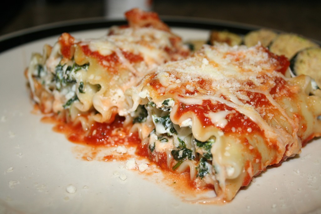 Revisiting: Spinach Lasagna Roll Ups.